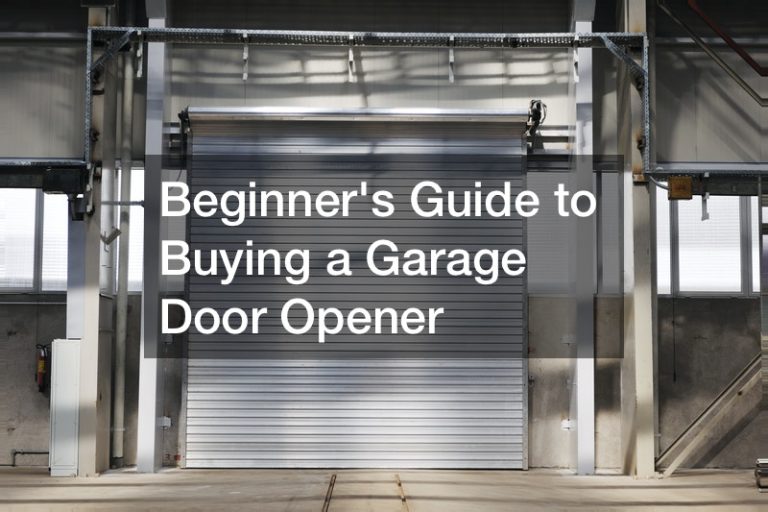 Beginners Guide to Buying a Garage Door Opener