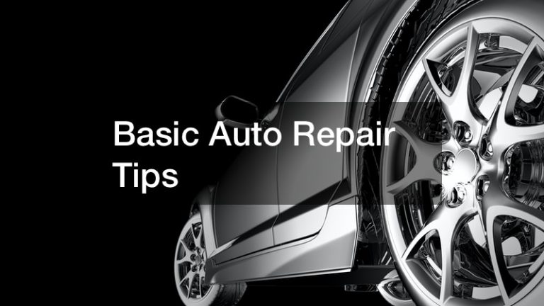 Basic Auto Repair Tips