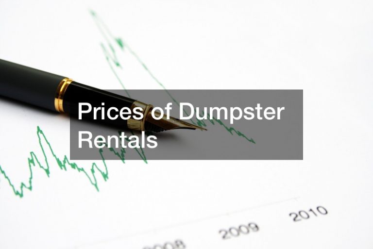 Prices of Dumpster Rentals