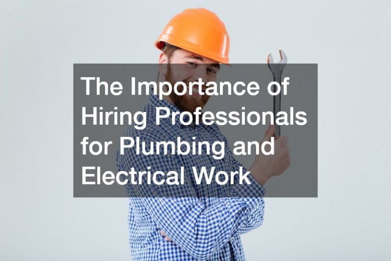 The Importance of Hiring Professionals for Plumbing and Electrical Work